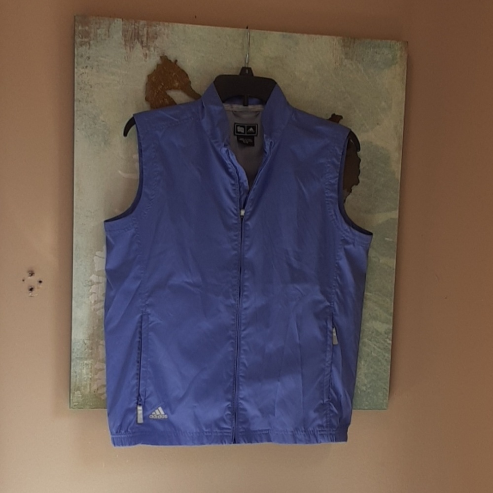 Adidas ClimaProof Blueish/Purple Vest Size Medium
